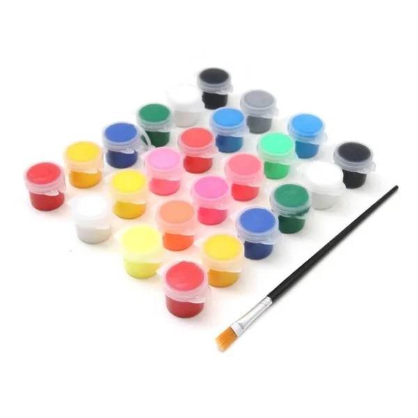 Acrylic Paint Pots 25 Pieces