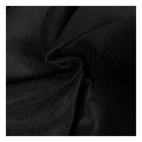 Black Felt Fabric by the Metre